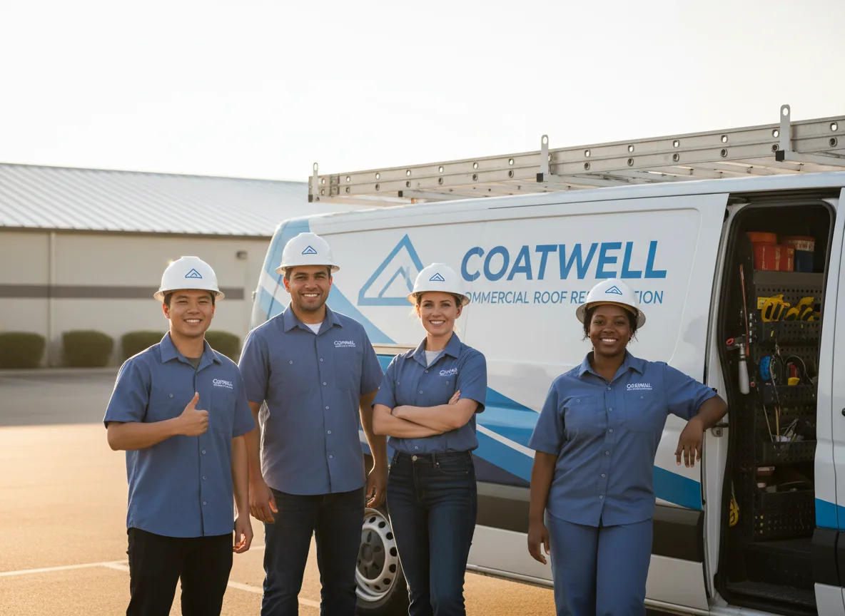 Commercial roof coating company in Herscher, IL